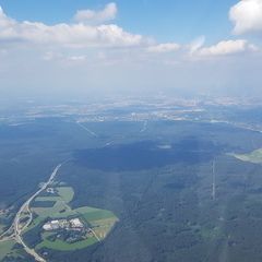Flugwegposition um 14:47:10: Aufgenommen in der Nähe von Starnberg, Deutschland in 2138 Meter